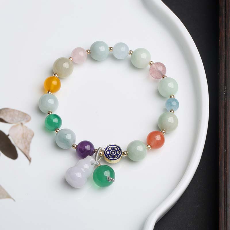 Lucky Bracelet Gourd Jade Bracelet - image 2