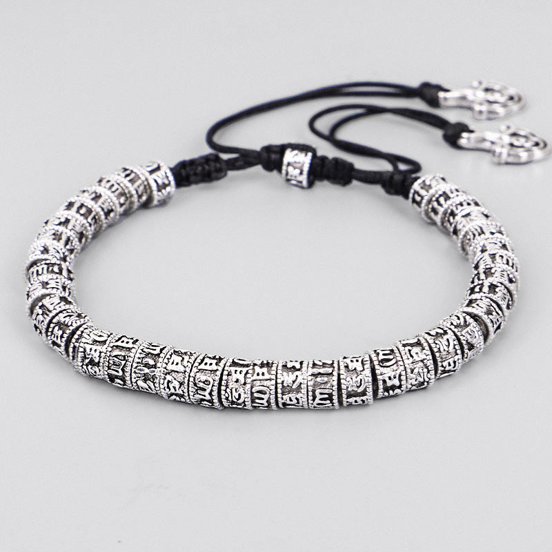 Buddha Stones Handmade Tibetan Mantra Purity Bracelet - image 0