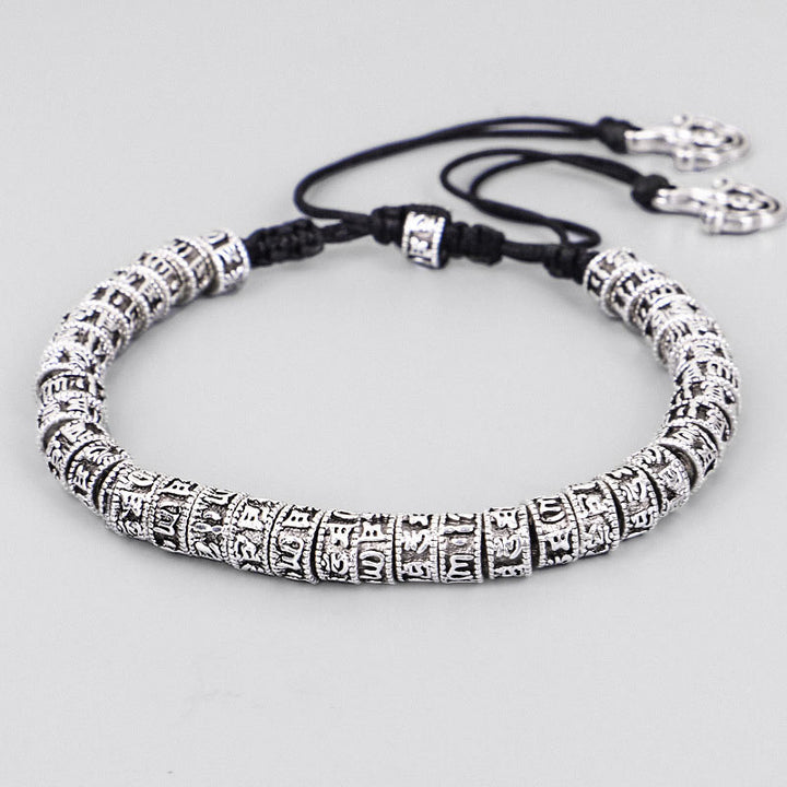 Buddha Stones Handmade Tibetan Mantra Purity Bracelet - image 0