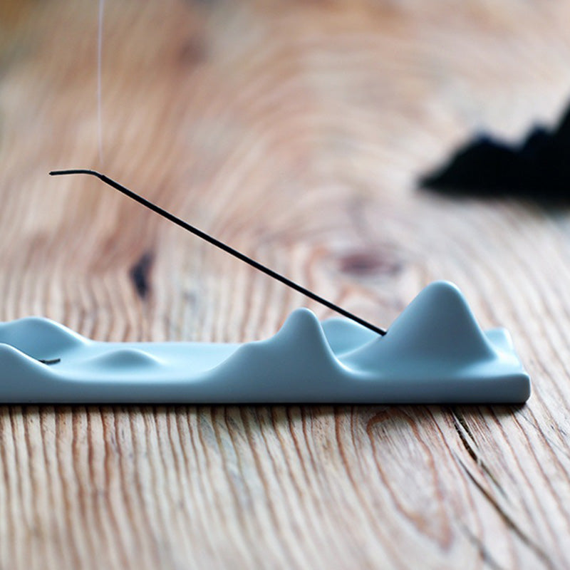 Buddha Stones Mountain Cloud Meditation Balance Incense Holder - image 11