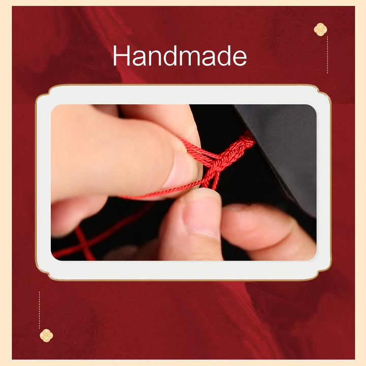 Buddha Stones 999 Sterling Silver Chinese Zodiac Natal Buddha Red Rope Luck Strength Handcrafted Kids Bracelet - image 10