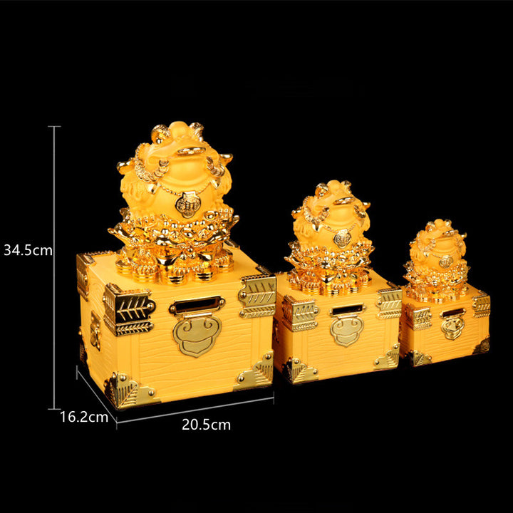 Buddha Stones Feng Shui Money Frog Statue Luck Wealth Decoration - image 9