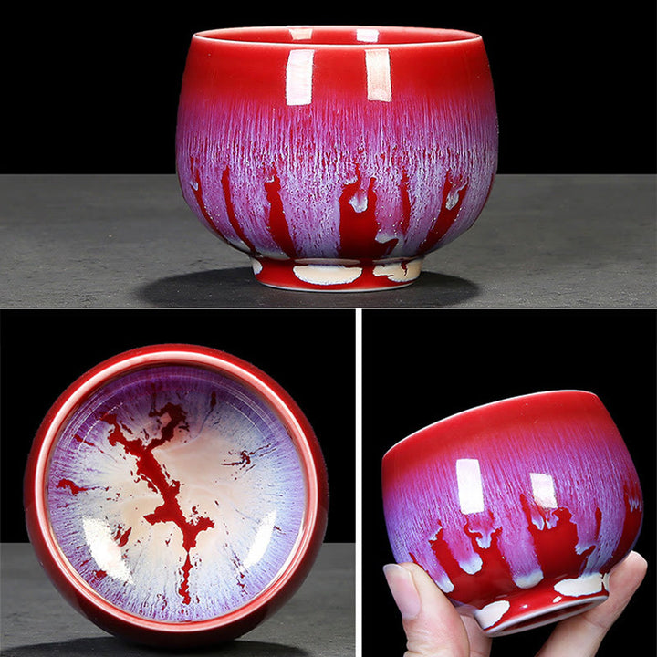 Buddha Stones Chinese Jianzhan Glaze Kiln Change Ceramic Teacup Tenmoku Kung Fu Tea Cup - image 18