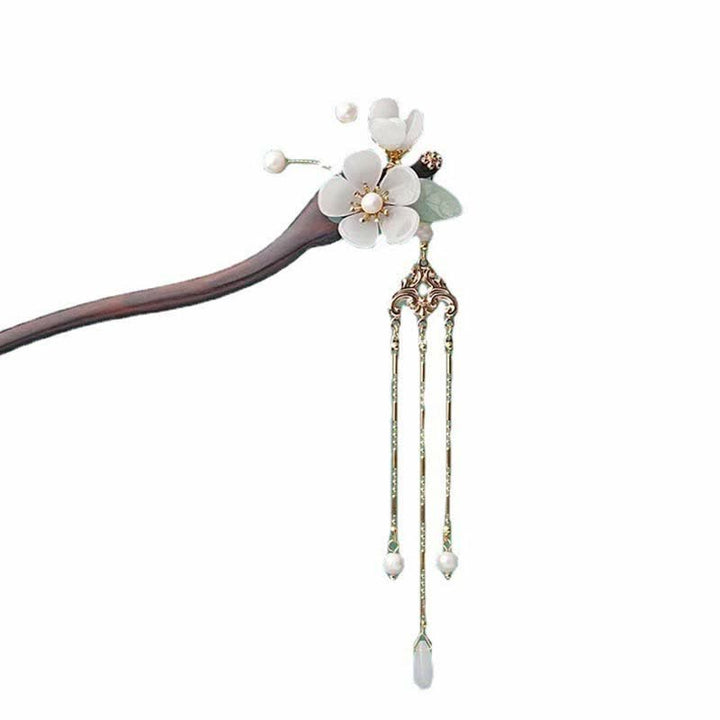 Buddha Stones Ebony Flower Protection Blessing Hairpin Decorations - image 7