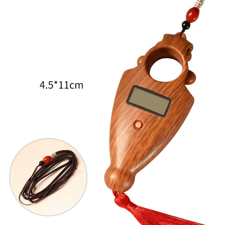 Prayer Digital Buddha Beads Counter For Prayer Meditation Relaxation Active Fingers - Walnut Color(With Replaceable Battery) - image 16