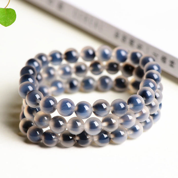 Buddha Stones Natural Colorful Candy Agate Harmony Strength Bead Bracelet - image 5