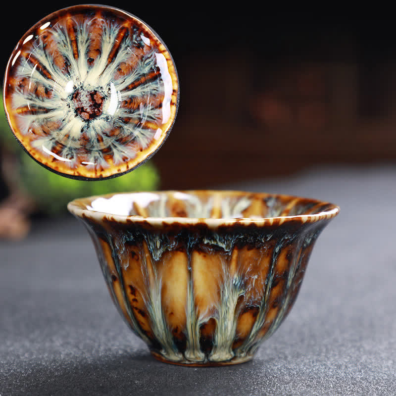 Buddha Stones Colorful Ceramic Teacup Home Office Tea Cups - image 49