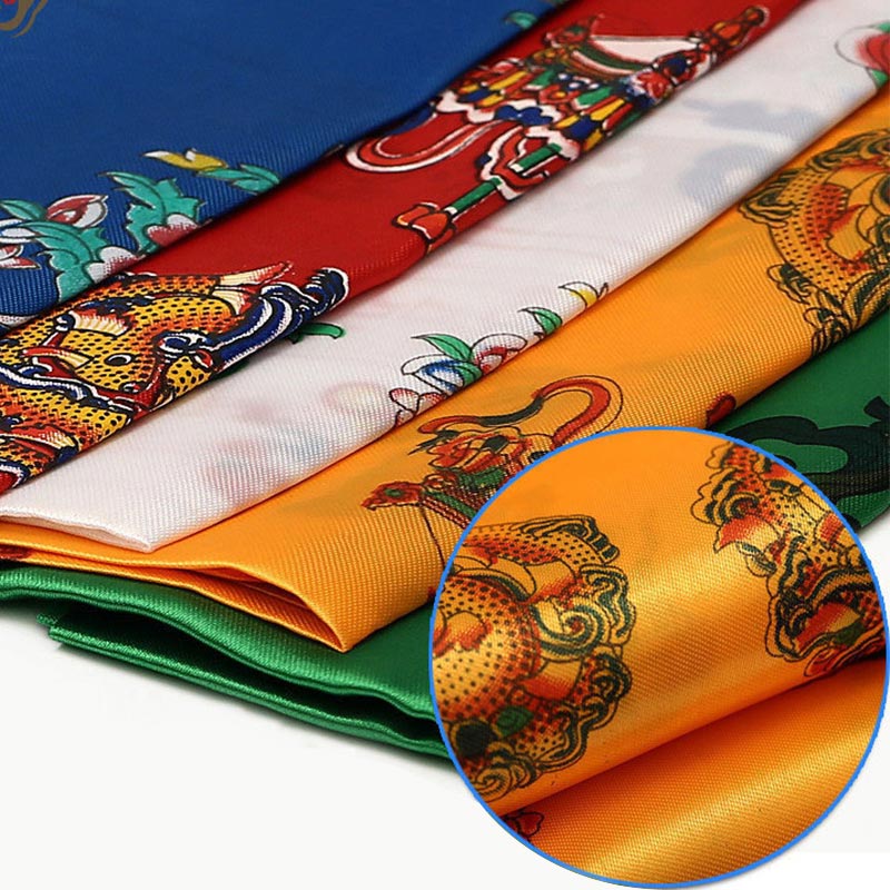 Buddha Stones Tibetan Lucky Blessing 5 Colors Khata Decoration - image 14