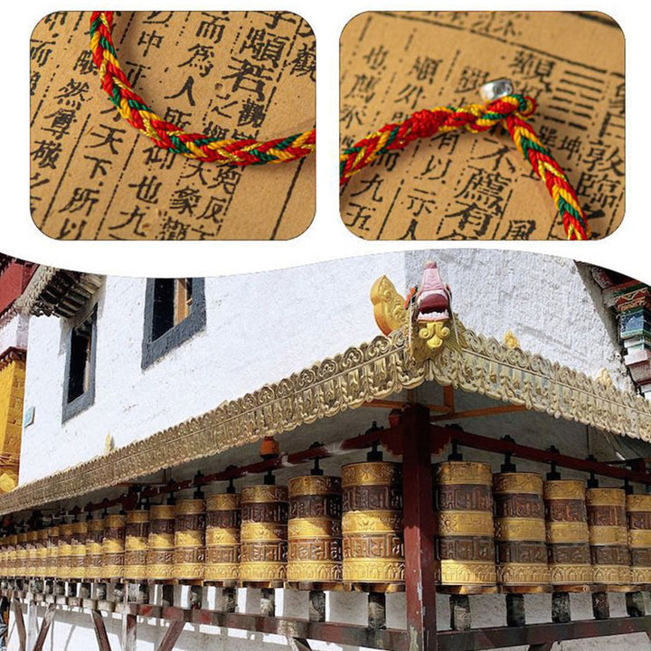 Buddha Stones "May you be good fortune and success" Lucky Multicolored Bracelet - image 10