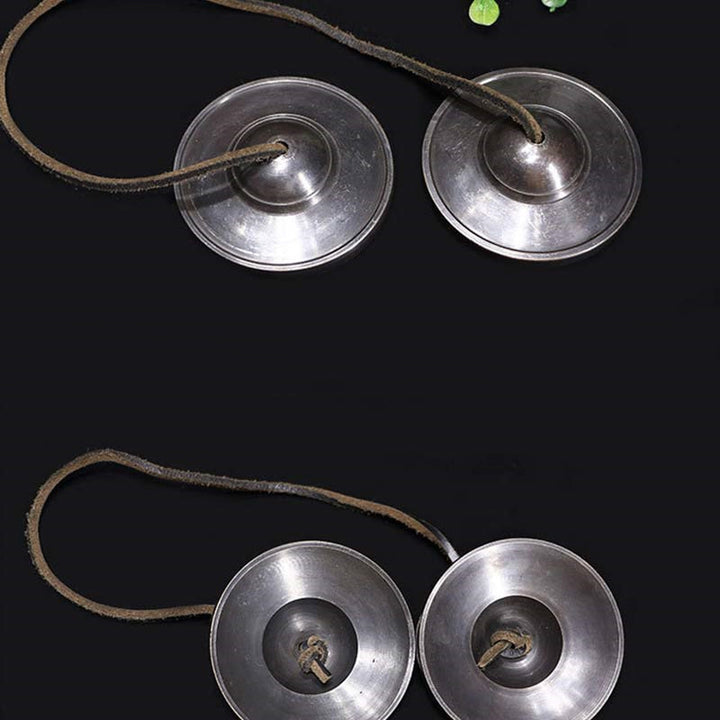 Buddha Stones Tibetan Tingsha Bell Copper Luck Decoration With Bag - image 7