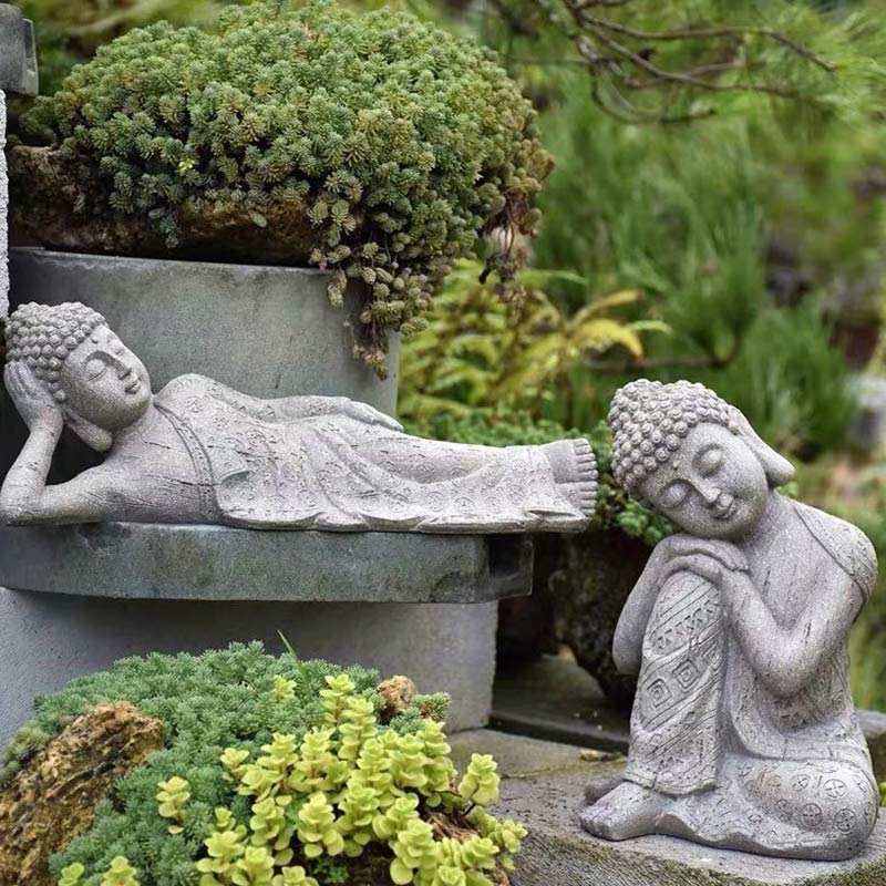 Buddha Stones Tibetan Meditation Buddha Blessing Compassion Serenity Home Decoration - image 1