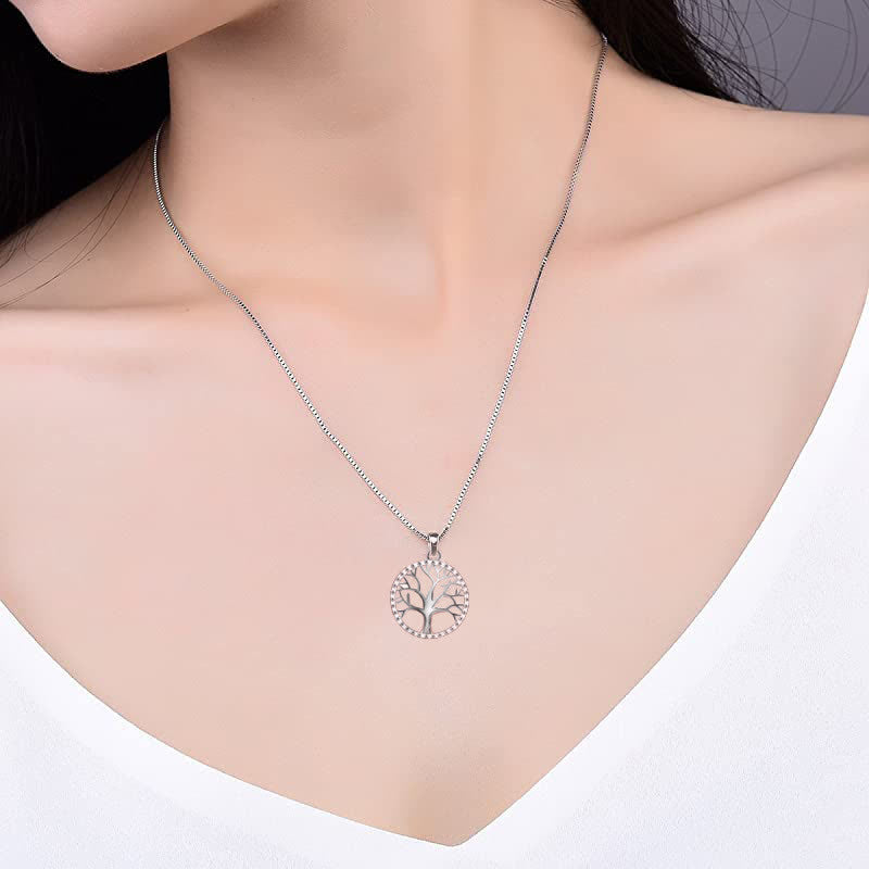 Buddha Stones The Tree of Life 925 Sterling Silver Creation Necklace Pendant - image 2