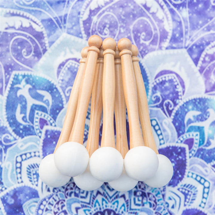 Tibetan Crystal Sound Bowl Candy Color Handcrafted for Yoga and Mindfulness Meditation Singing Bowl - image 13