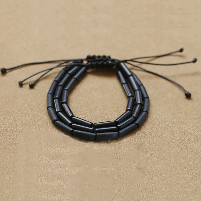 Buddha Stones Black Onyx Bead Support Protection Bracelet - image 5