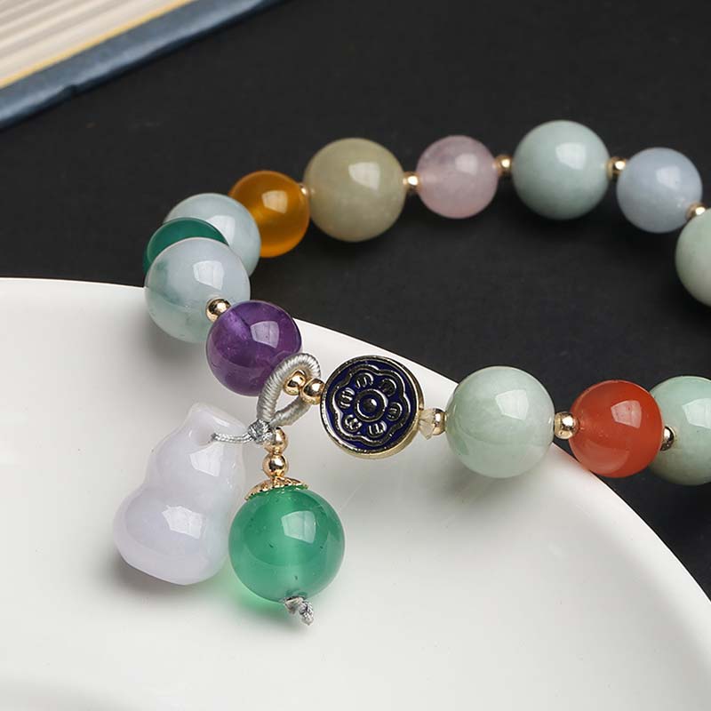 Lucky Bracelet Gourd Jade Bracelet - image 6