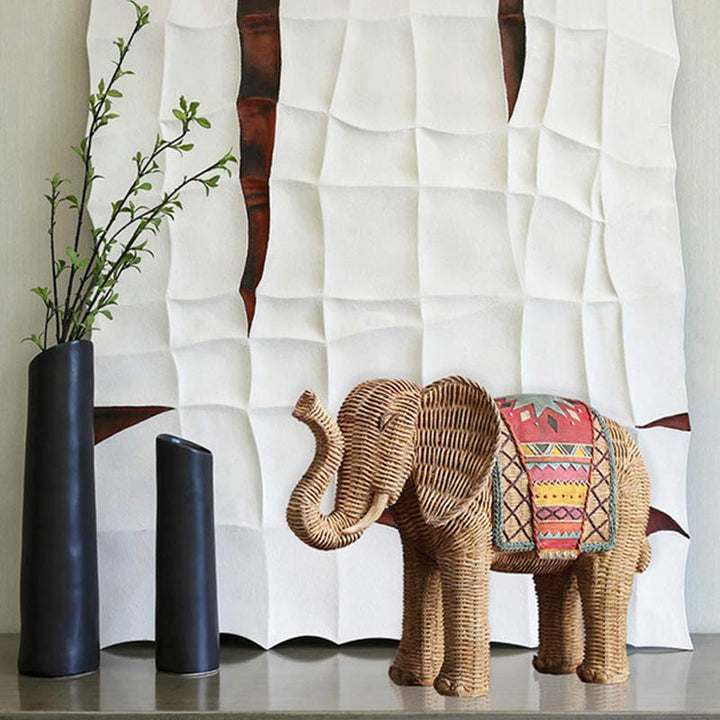 Elephant Resin Wisdom Wealth Home Decoration - image 7