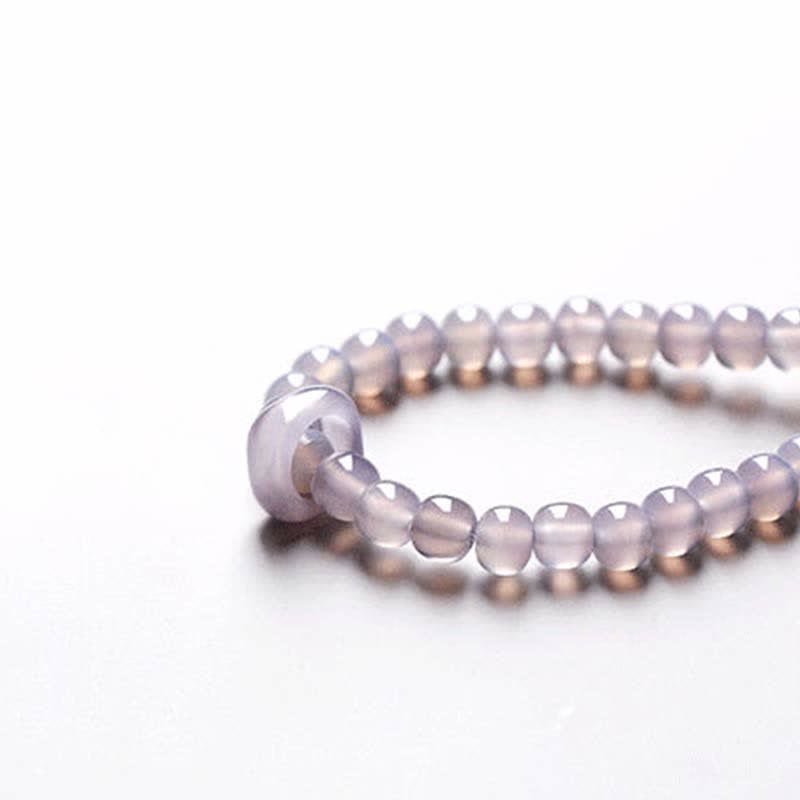 Buddha Stones Natural Amethyst Crystal Meditation Healing Bracelet - image 20