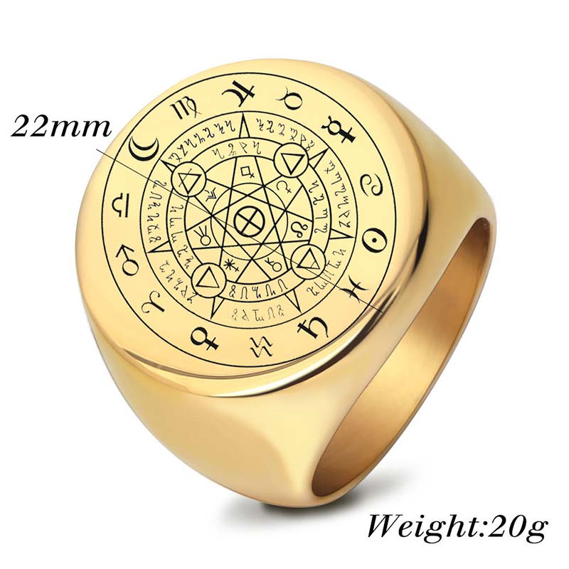 Buddha Stones 12 Constellations of the Zodiac Protection Blessing Ring - image 5