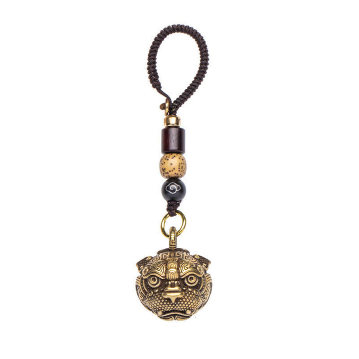 Buddha Stones PiXiu Wealth Copper Key Chain - image 12