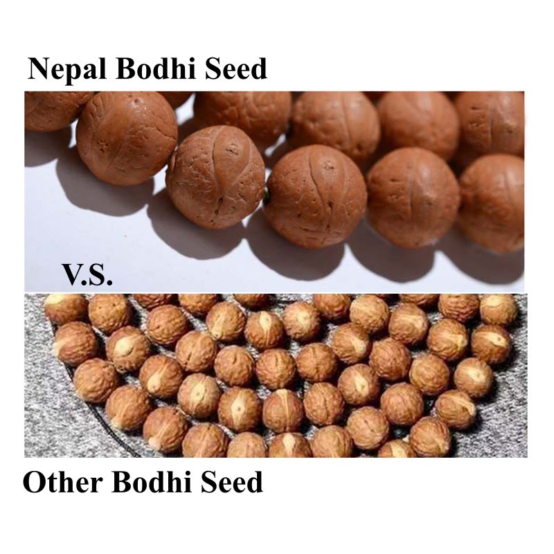 Buddha Stones 108 Mala Beads Nepal Bodhi Seed Luck Wealth Tassel Bracelet - image 12