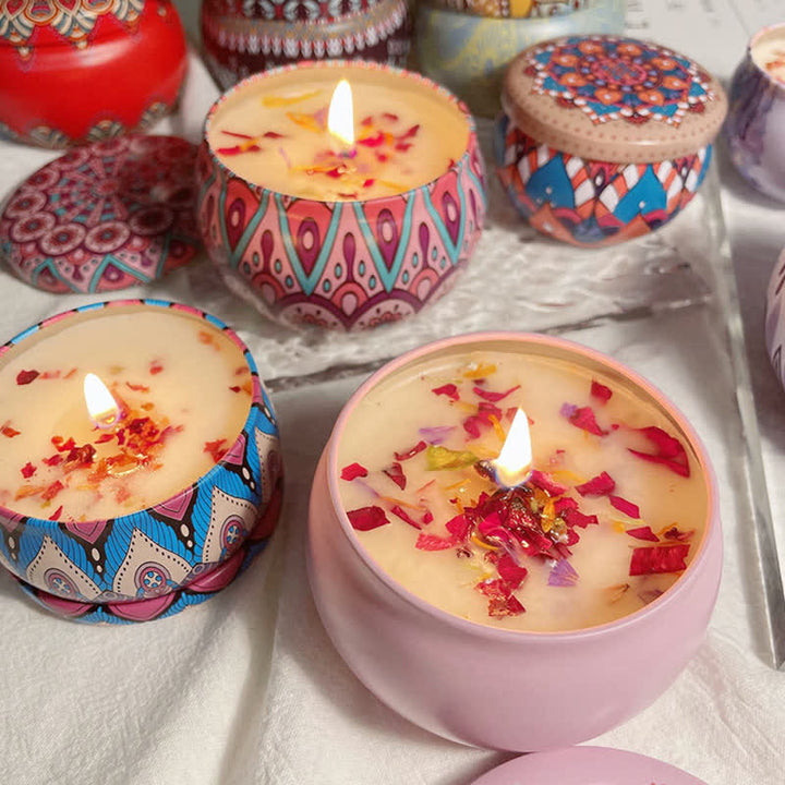 White Tea Ginger Flower Lavender Gardenia Scented Soy Wax Candle Gift For Family Friends - image 3