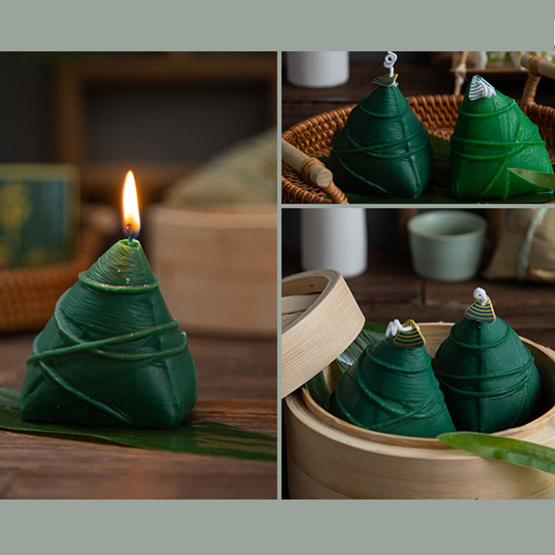 Buddha Stones Dragon Boat Festival Zongzi Pattern Scented Candle Gift For Family Friends - image 23