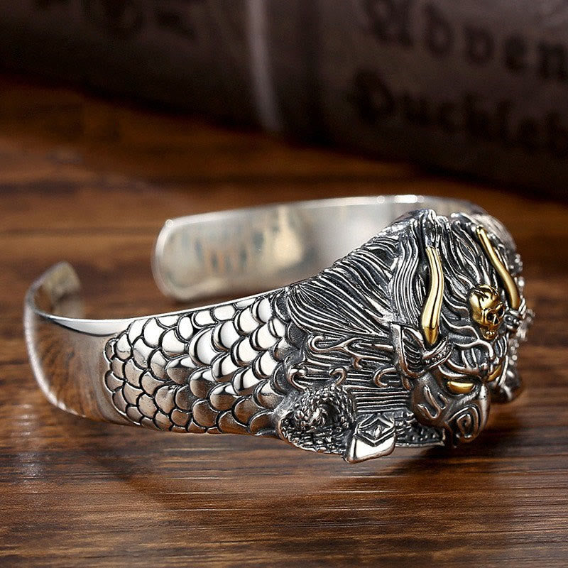 Buddha Stones Tibetan Garuda Bird Wisdom Protection Bracelet Bangle - image 2