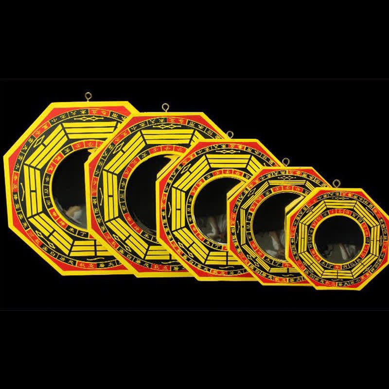 Buddha Stones Feng Shui Bagua Map Balance Living Room Energy Map Mirror - image 20