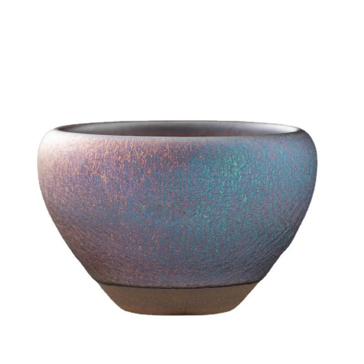 Buddha Stones Vintage Purple Rainbow Chinese Jianzhan Kiln Change Porcelain Teacup Kung Fu Tea Cup - image 6
