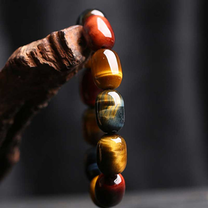 Buddha Stones Natural Tiger Eye Healing Protection Bracelet - image 3