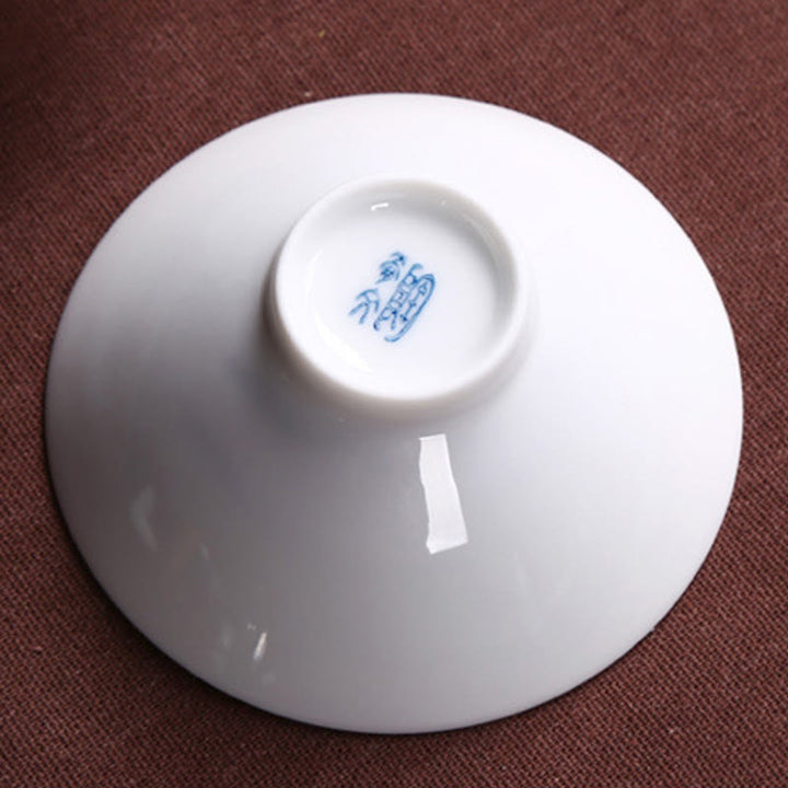 Buddha Stones Jingdezhen Blue and White Porcelain Koi Fish Ceramic Teacup Kung Fu Tea Cups - image 14