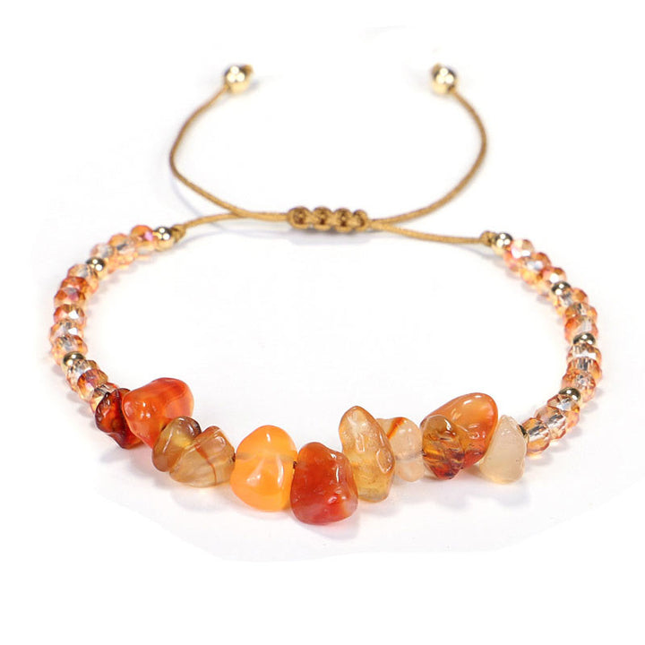 Buddha Stones Amethyst Purify Knit Bracelet - Citrine - image 8