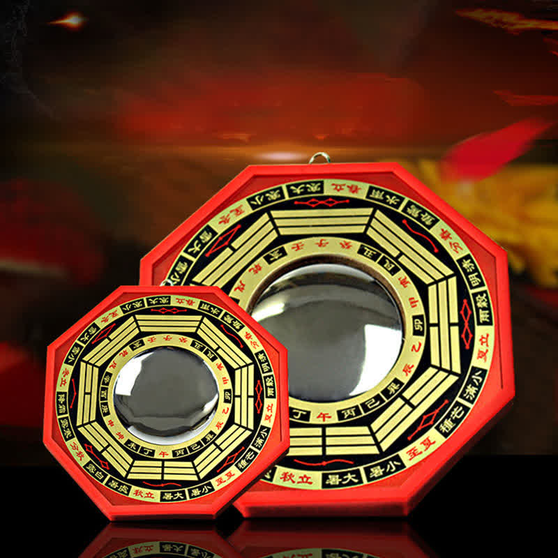 Buddha Stones Feng Shui Bagua Map Balance Living Room Energy Map Mirror - image 3