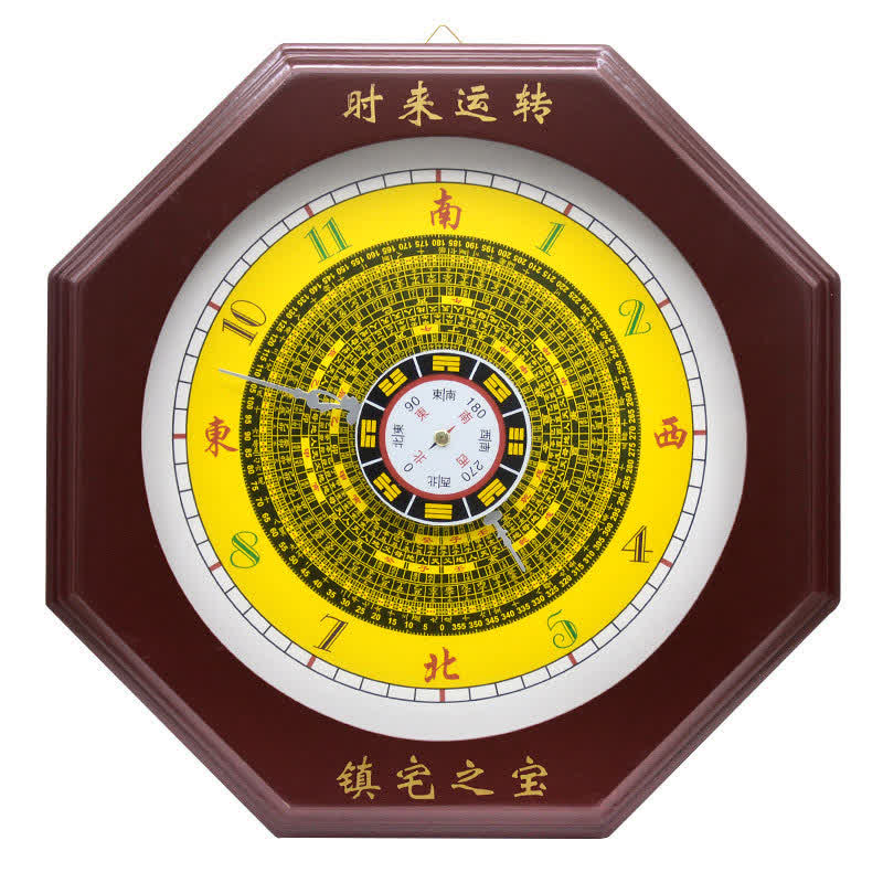 Feng Shui Bagua Map Balance Energy Map Wall Clock - image 19