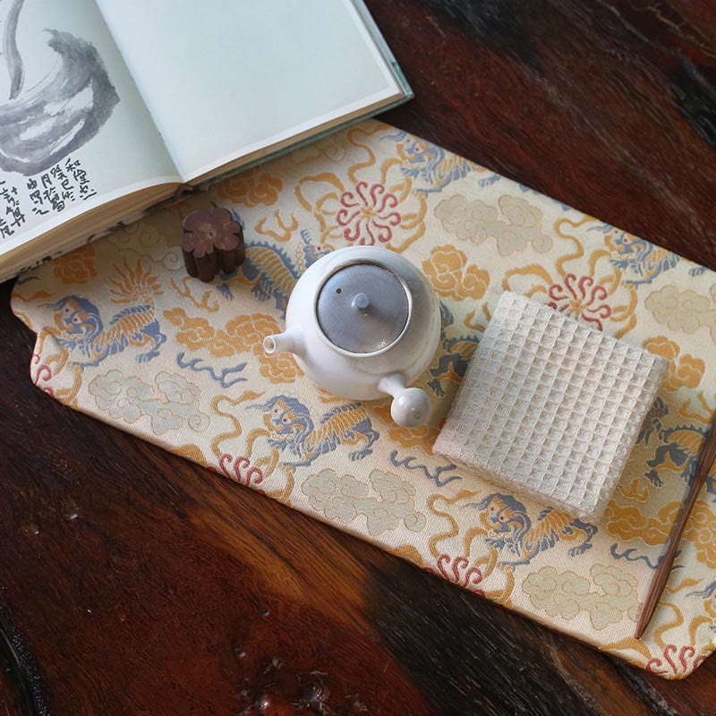 Elegant Floral Brocade Pattern Cup Mat Tea Cup Coaster - image 9
