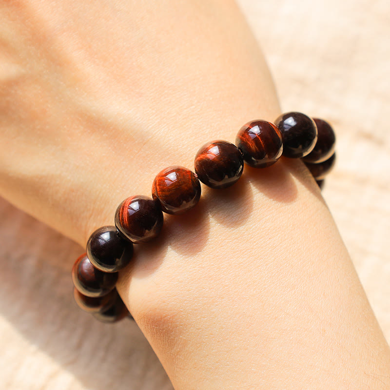 Buddha Stones Natural Tiger Eye Healing Bead Bracelet - image 5