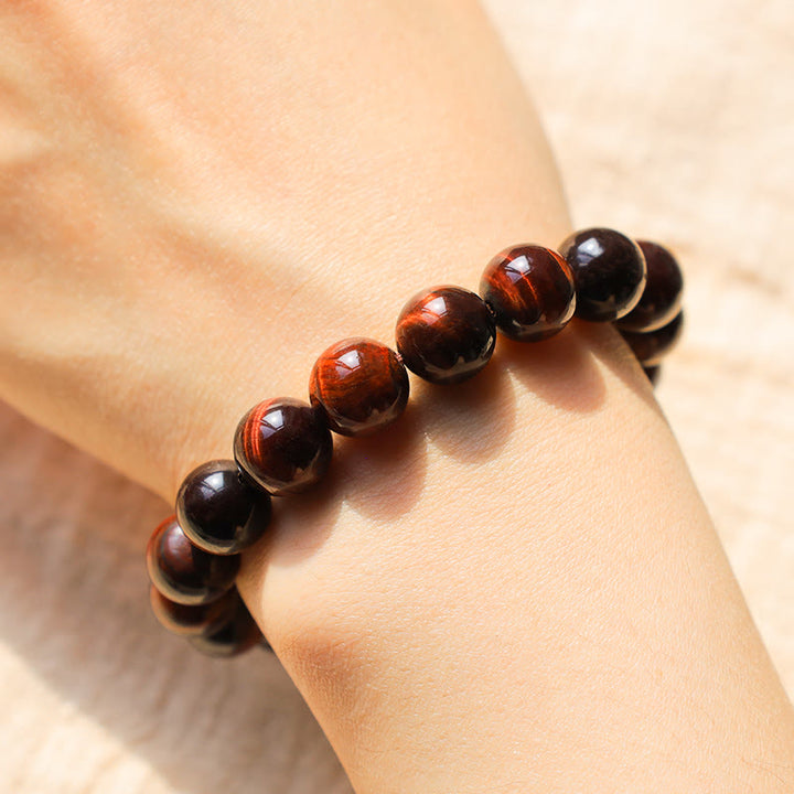 Buddha Stones Natural Tiger Eye Healing Bead Bracelet - image 5