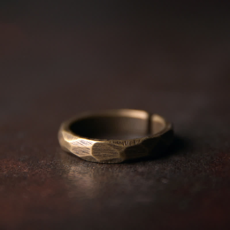 Buddha Stones Tibetan Simple Design Copper Wealth Ring - Women - 3.5mm - image 0