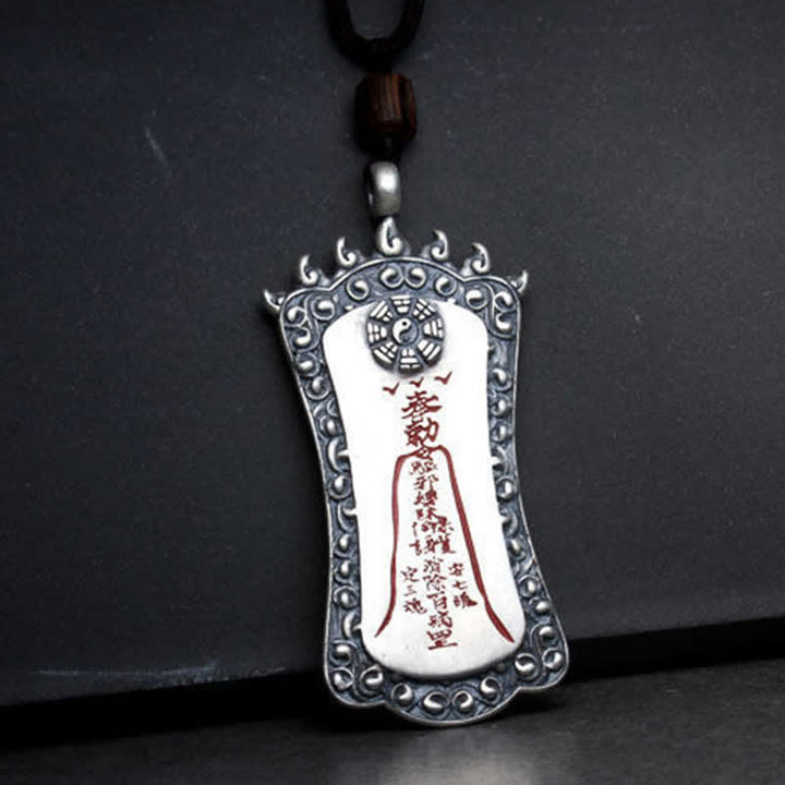 Buddha Stones FengShui Bagua PiXiu Cinnabar Balance Necklace Pendant - image 2