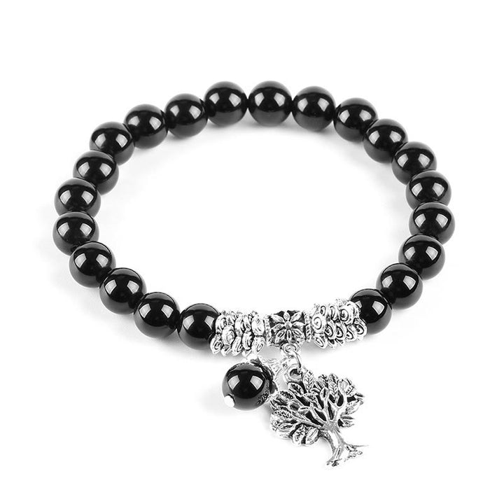 Buddha Stones Natural Gemstone Tree of Life Lucky Charm Stretch Bracelet - image 16