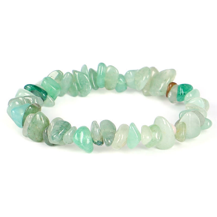 Buddha Stones Amethyst Lazurite Various Crystal Stone Healing Positive Bracelet - Green Phantom - image 5