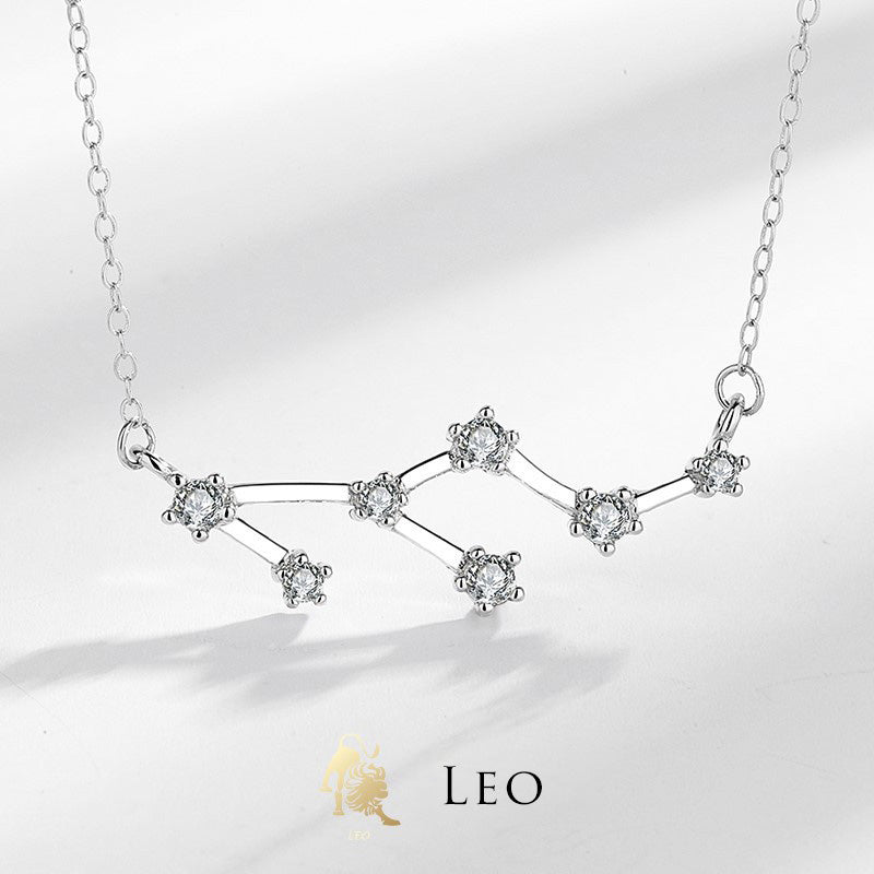 Buddha Stones 925 Sterling Silver 12 Constellations of the Zodiac Astrology Blessing Necklace Pendant - Leo - image 23