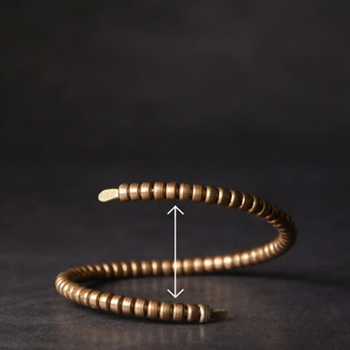Buddha Stones Vintage Design Copper Balance Adjustable Cuff Bracelet - image 8
