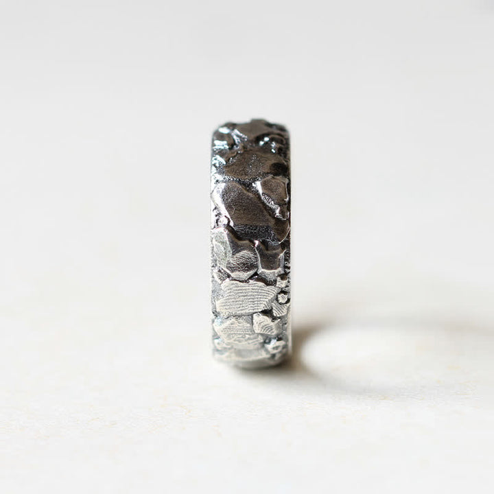 Buddha Stones Rock Pattern Luck Blessing Copper Ring - image 6