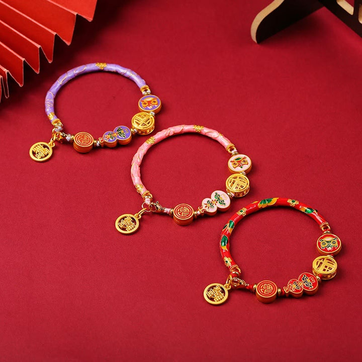 Buddha Stones Tibetan Gourd Fortune Happiness Lion Wealth Luck Bracelet - image 9
