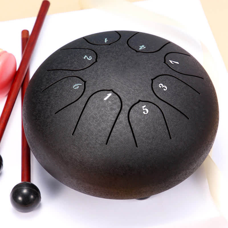 Steel Tongue Drum Sound Healing Meditation Yoga Drum Kit - DarkGray - image 18