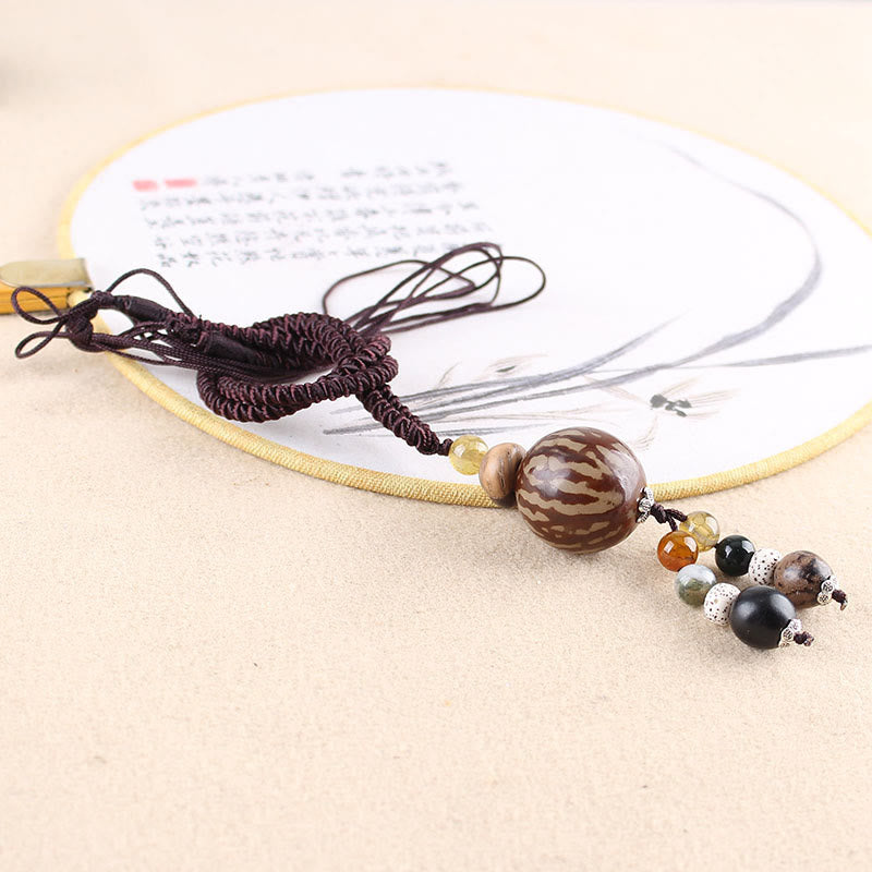 Buddha Stones Bodhi Seed Lotus Wisdom Harmony Necklace Pendant - image 6