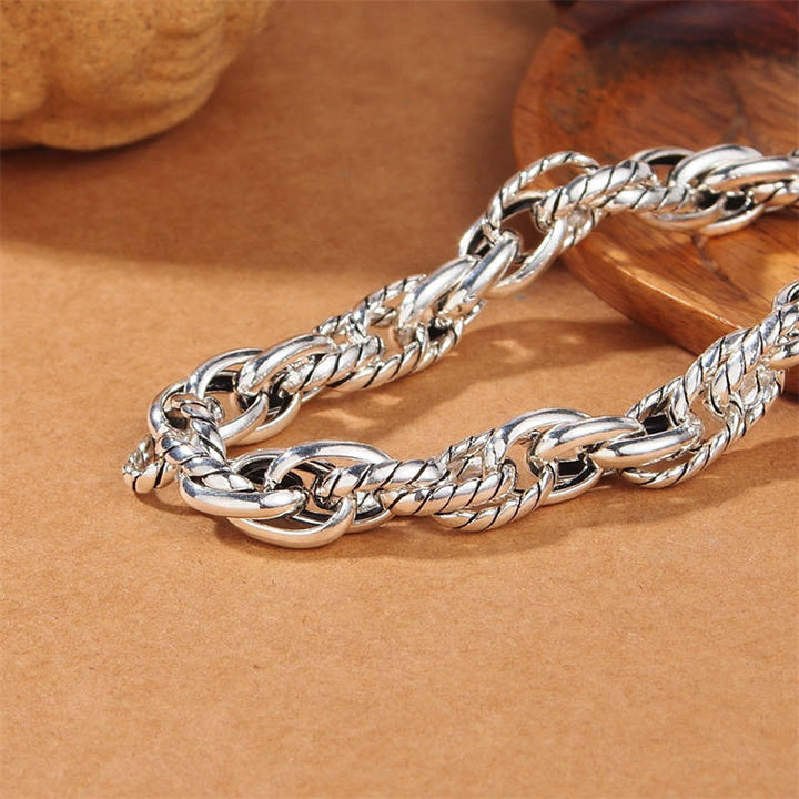 Buddha Stones 925 Sterling Silver Dragon Luck Protection Bracelet - image 2