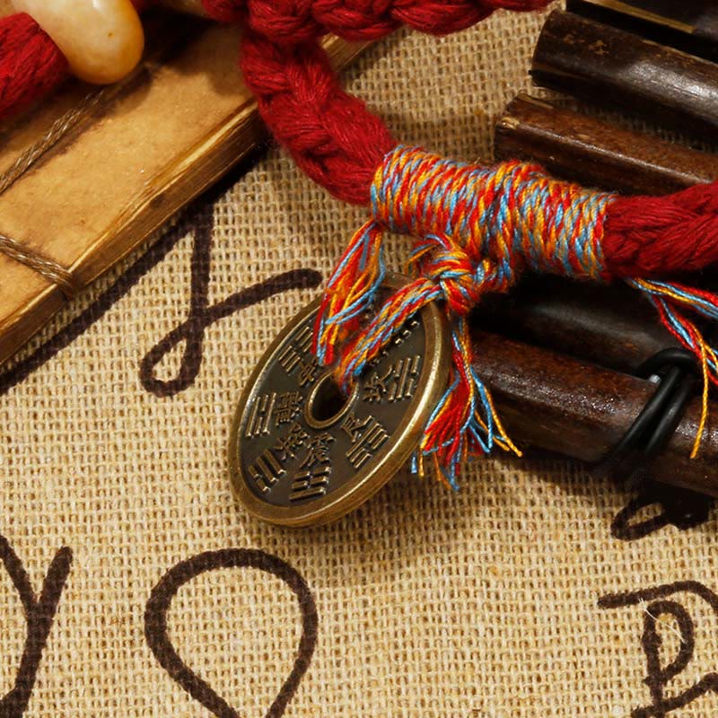 Buddha Stones Mountain Ghosts Spend Money Ward Off Evil Spirits Handmade Bracelet - image 4