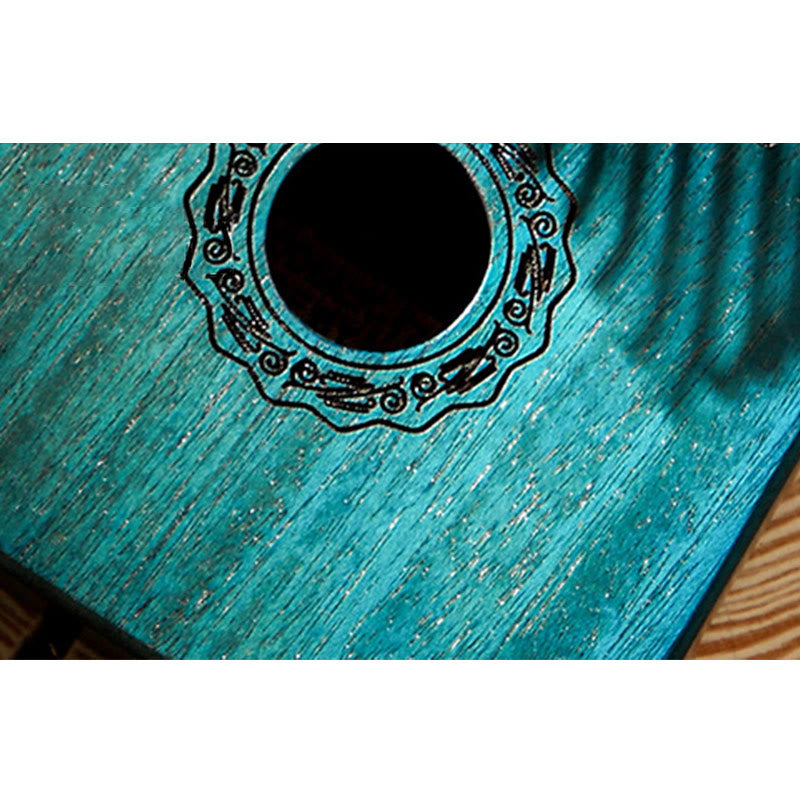 Buddha Stones Kalimba 17 Keys Thumb Piano Mahogany Wood Acacia Walnut Portable Finger Piano - image 9